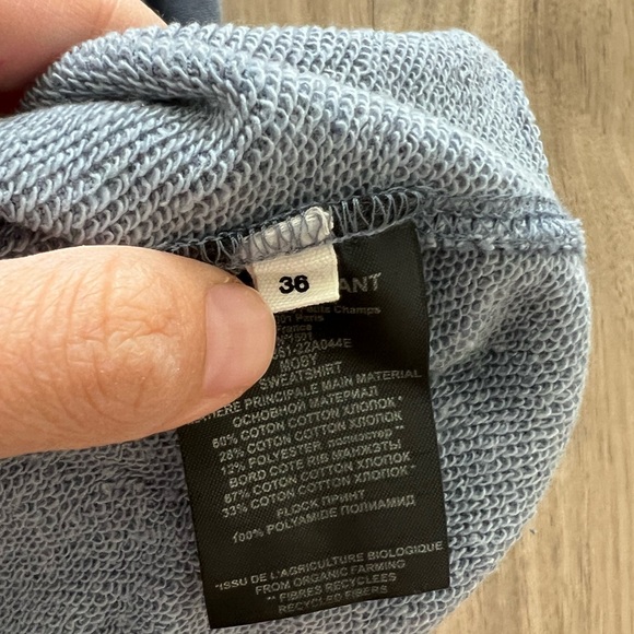 Moby Sweatshirt in Blue by Isabel Marant Etoile - Picture 6 of 7